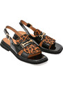 Sandale GRYXX negre, 22L914, din piele naturala lacuita