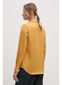 Lauren Ralph Lauren cămașă culoarea galben, cu guler clasic, regular, 200918715