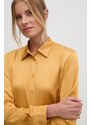 Lauren Ralph Lauren cămașă culoarea galben, cu guler clasic, regular, 200918715