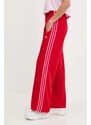 adidas Originals pantaloni de trening Firebird culoarea roșu, cu imprimeu, JW1225