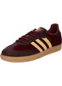 ADIDAS ORIGINALS Sneaker low 'SAMBA' bej / roșu vin