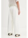 adidas pantaloni de trening All SZN culoarea bej, uni, JV9896