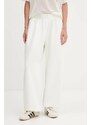 adidas pantaloni de trening All SZN culoarea bej, uni, JV9896