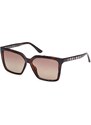Guess ochelari de soare femei, culoarea bordo, GU00099_5552H