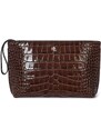 Lauren Ralph Lauren geantă piele culoarea maro, 432969466