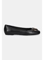 Pinko balerini de piele Max 03 culoarea negru, SD0379P003Z99