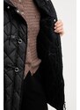 Dkny geacă culoarea negru, de tranziție, DLEMPT95