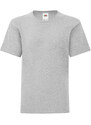 Grey children's t-shirt in combed cotton Fruit of the Loom