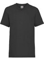 Black Fruit of the Loom Cotton T-shirt