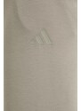 adidas pantaloni de trening All SZN culoarea verde, uni, JW5074