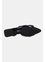 Dkny balerini de piele Clemma culoarea negru, cu toc deschis, K3590639