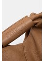 MM6 Maison Margiela poșetă de piele Japanese Draped Mini culoarea maro, SB5WD0029