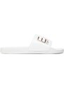 EA7 Emporio Armani Shoes Beachwear WHITE+ROSE GOLD
