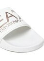 EA7 Emporio Armani Shoes Beachwear WHITE+ROSE GOLD