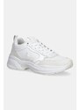 Tommy Hilfiger sneakers din piele TH CHUNKY RUNNER PATENT culoarea alb, FW0FW08840