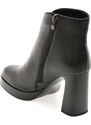 Botine EPICA negre, 2392, din piele naturala