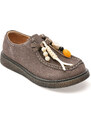 Pantofi GRYXX gri, 9320, din piele intoarsa