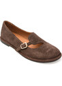 Pantofi EPICA maro, 1614033, din piele intoarsa