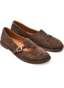 Pantofi EPICA maro, 1614033, din piele intoarsa