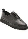 Pantofi IMAGE negri, 146A266, din piele naturala