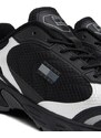 Tommy Jeans Sneaker low gri / negru / alb