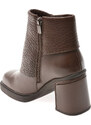 Ghete EPICA maro, 5556, din piele naturala