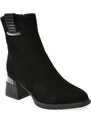 Botine EPICA negre, M10, din piele intoarsa