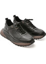 Pantofi sport GRYXX negri, LN42, din piele naturala