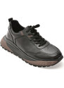 Pantofi sport GRYXX negri, LN42, din piele naturala