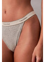 CALVIN KLEIN Lenjerie Tanga LV00QF8370 P7A grey heather