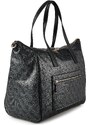 GUESS Plase de cumpărături 'Latona' gri închis / negru