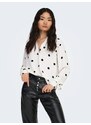 ONLY Bluză 'ONLBelem' negru / alb