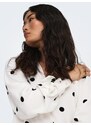 ONLY Bluză 'ONLBelem' negru / alb