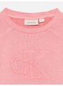 Calvin Klein Jeans Bluză de molton roz pitaya
