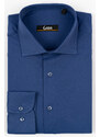 GAMA Camasa regular fit albastru inchis cu lycra CONFORT