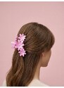 Sinsay - Agrafă de păr cu motiv floral - roz