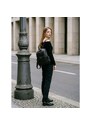 Rucsac dama JERMYN'S Cremona, piele naturala, negru
