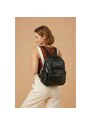 Rucsac dama JERMYN'S Cremona, piele naturala, negru
